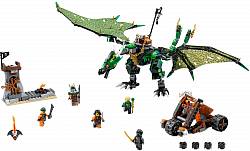 Lego Ninjago. Зелёный Дракон (Lego, 70593-L) - миниатюра
